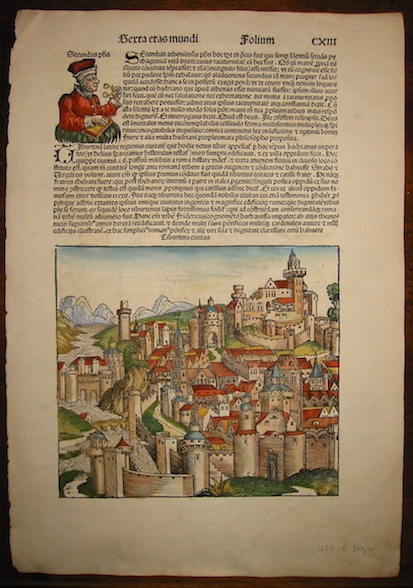 Schedel Hartmann (1440-1514) Tiburtina civitas 1493 Norimberga